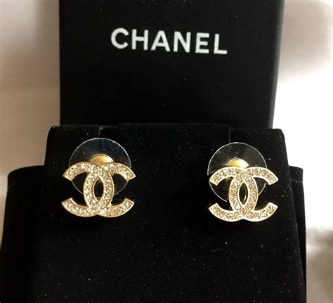 14k gold chanel earrings|chanel extrait earrings.